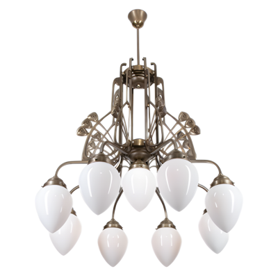 Люстра на штанге Berliner Messinglampen D288-123opB