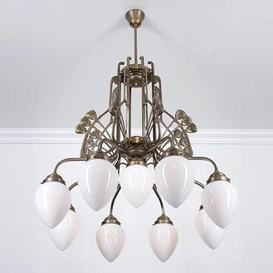 Люстра на штанге Berliner Messinglampen D288-123opB