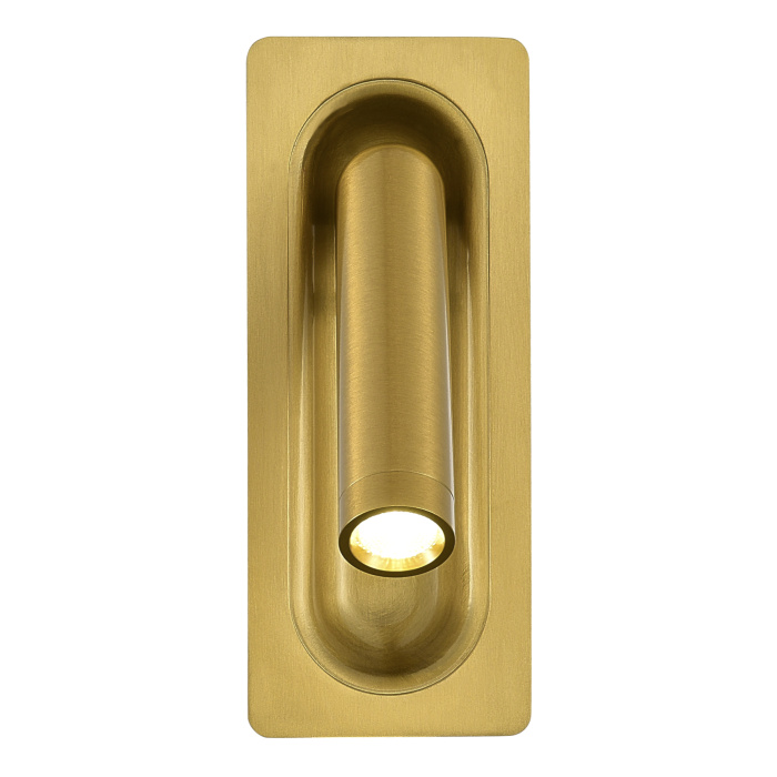 Светильник настенный ST-Luce латунь/латунь LED 1*3W 4000K SL6238.301.01