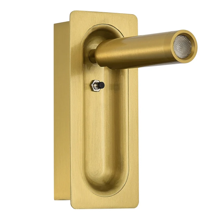 Светильник настенный ST-Luce латунь/латунь LED 1*3W 4000K SL6238.301.01