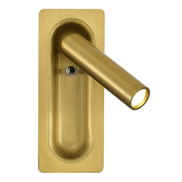 Светильник настенный ST-Luce латунь/латунь LED 1*3W 4000K SL6238.301.01