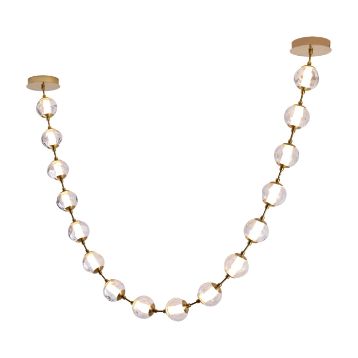 Подвесной светильник Delight Collection OD2437 OD2437A-16 brass/clear