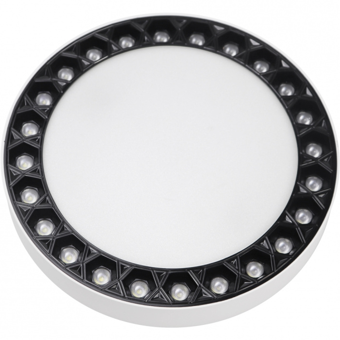 Светильник потолочный iLedex Mercury 5552-36W-D217-3/4K-WH+BK