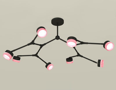 Комплект подвесного поворотного светильника с композитным хрусталем Ambrella light XB9060200