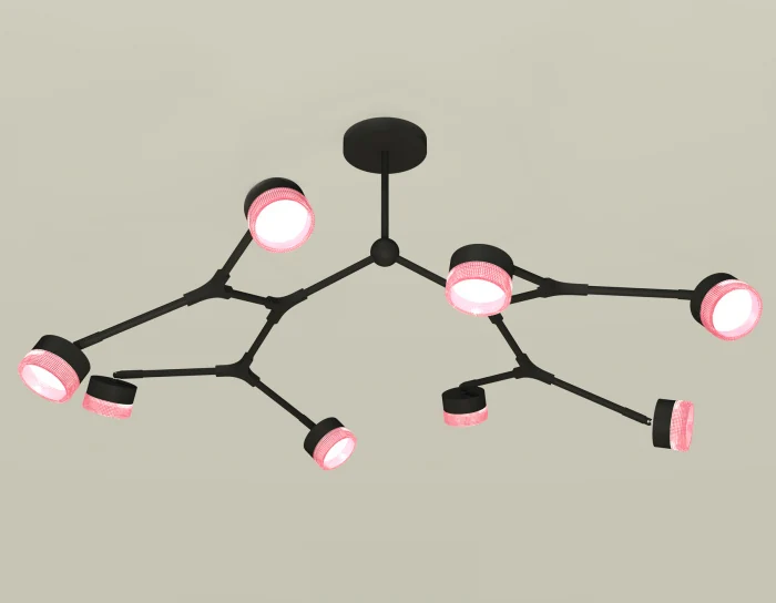 Комплект подвесного поворотного светильника с композитным хрусталем Ambrella light XB9060200