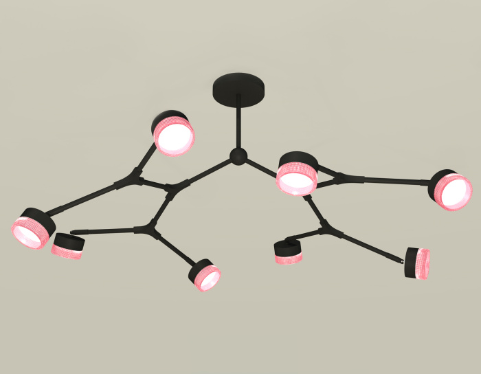Комплект подвесного поворотного светильника с композитным хрусталем Ambrella light XB9060200