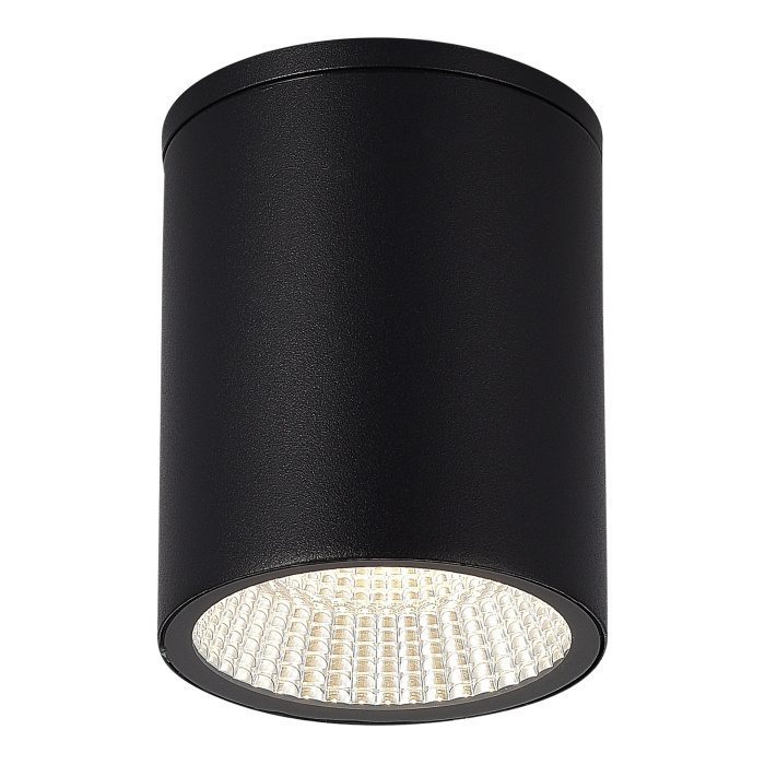 Светильник уличный потолочный ST-Luce черный/белый LED 1*12W 3000K/4000K/6500K SL9514.412.01