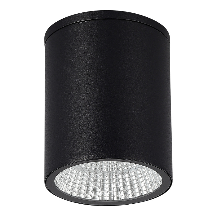 Светильник уличный потолочный ST-Luce черный/белый LED 1*12W 3000K/4000K/6500K SL9514.412.01