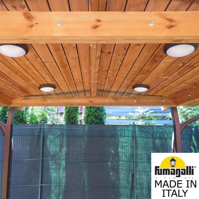 Уличный настенный светильник FUMAGALLI LUCIA BACKLIT 1R3.000.000.AYE27CL1