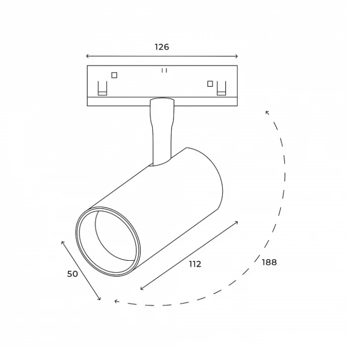 Трековый светильник Hesby Lighting ElDeko 0077