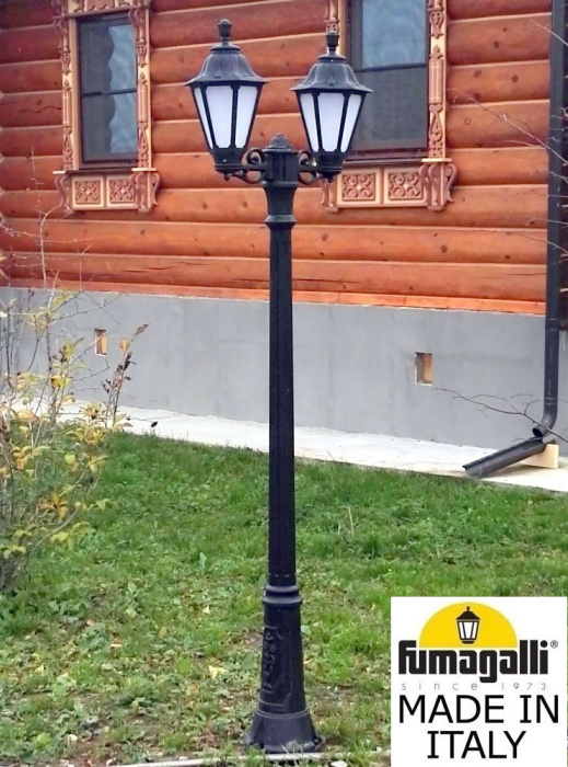 Садово-парковый фонарь FUMAGALLI GIGI BISSO/RUT 2L E26.156.S20.AYF1R