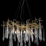 Люстра Crystal Lux REINA SP8 D1000 GOLD PEARL