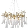 Люстра Crystal Lux REINA SP8 D1000 GOLD PEARL