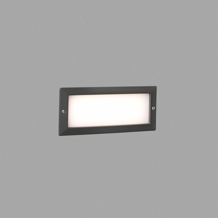 Встраиваемый светильник STRIPE  grey recessed lamp 2L