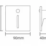 Подсветка для ступеней ITALLINE IT015-0304+IT015-0305 white
