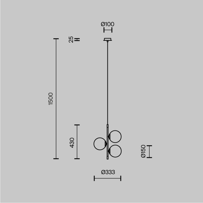 Подвесной светильник Maytoni Nostalgia MOD048PL-03G