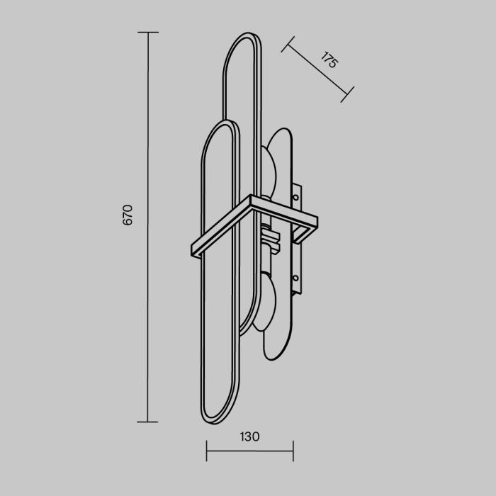 Бра Maytoni Marmo MOD099WL-02G2