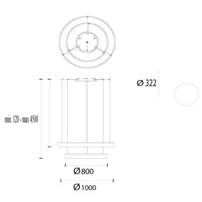 Подвесной светильник Leds C4 CIRC