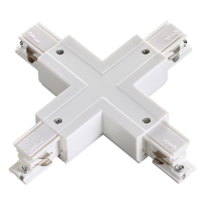 Соединитель &quot;Х&quot; с токопроводом для трёхфазного шинопровода NOVOTECH 135052