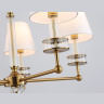 Подвесная люстра с абажурами и хрусталем AMBRELLA light LH71021