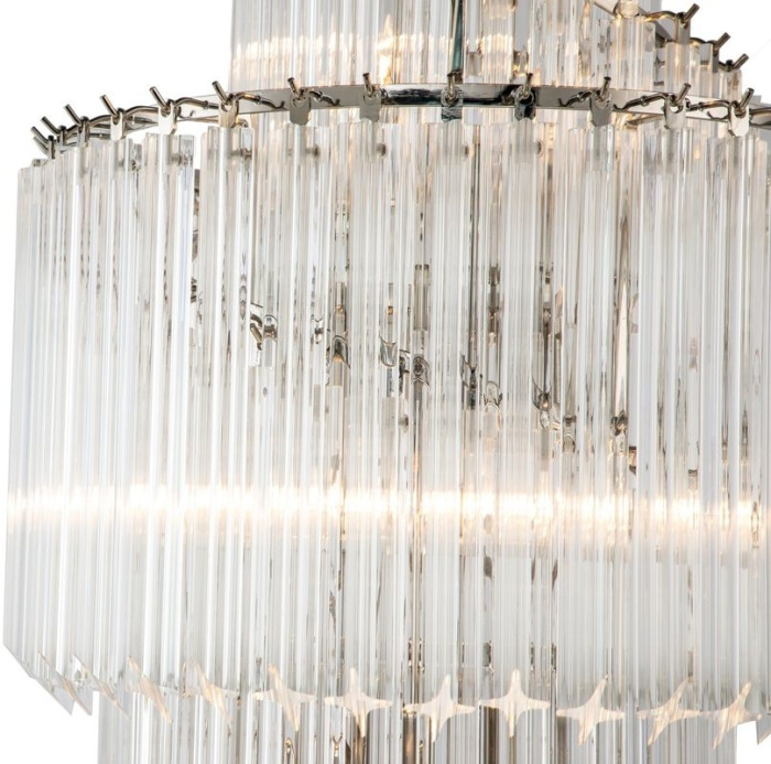 Подвесная люстра iLamp Manhattan 051D-11 Nickel