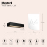 Светильник настенный Maytoni Lot O428WL-L10GF3K