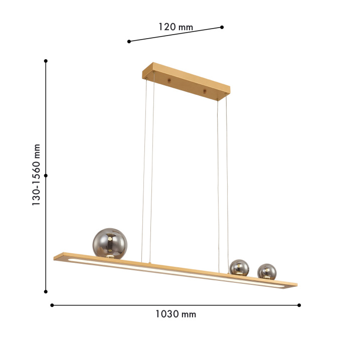 Подвесная люстра Favourite 4549-3P
