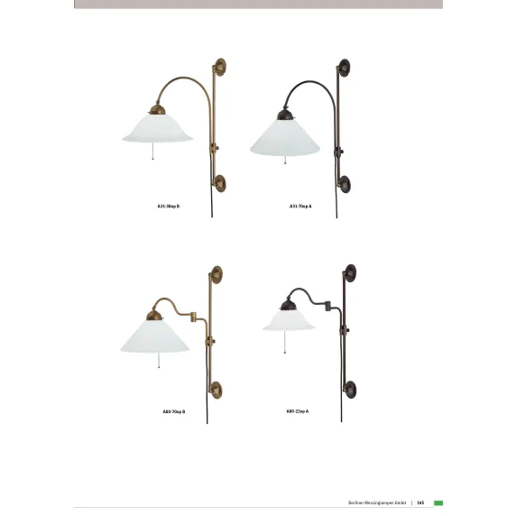 Бра Berliner Messinglampen A80-70opB