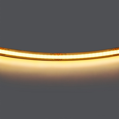 Лента теплого белого свечения COB LED 24V 420833