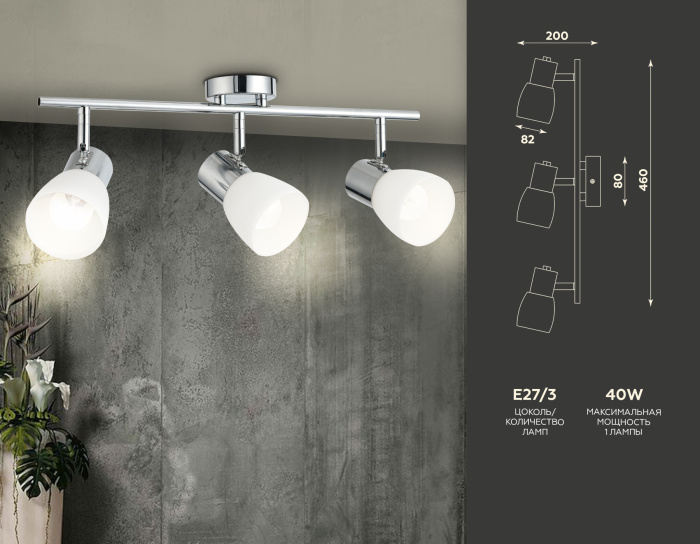 Настенно-потолочный спот Ambrella light TR3965