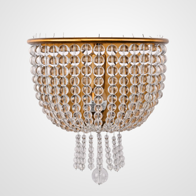 Бра JACQUELINE WHITE SCONCE brass ImperiumLoft