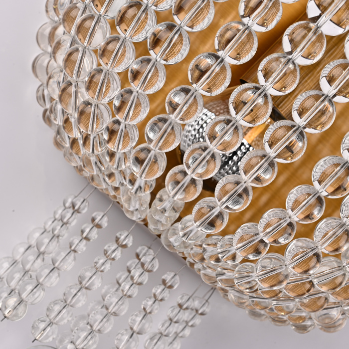 Бра JACQUELINE WHITE SCONCE brass ImperiumLoft