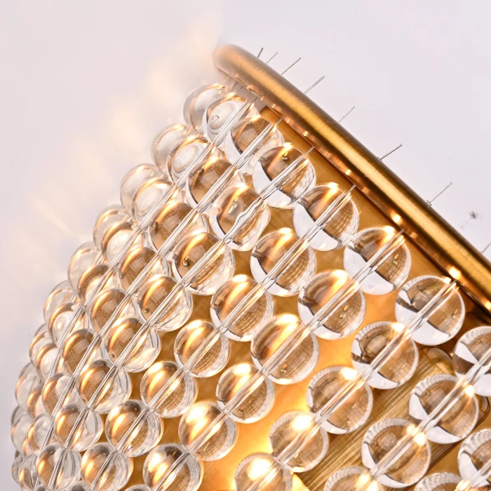 Бра JACQUELINE WHITE SCONCE brass ImperiumLoft