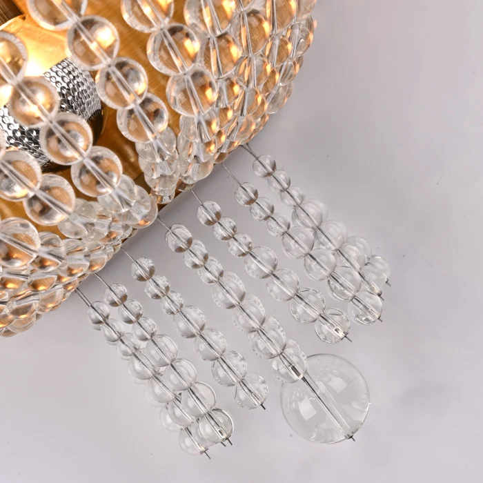 Бра JACQUELINE WHITE SCONCE brass ImperiumLoft