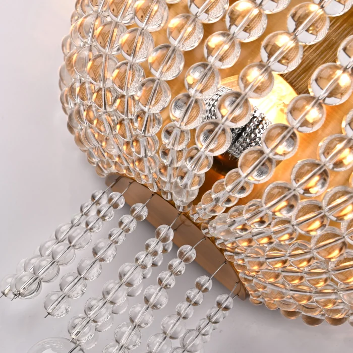 Бра JACQUELINE WHITE SCONCE brass ImperiumLoft