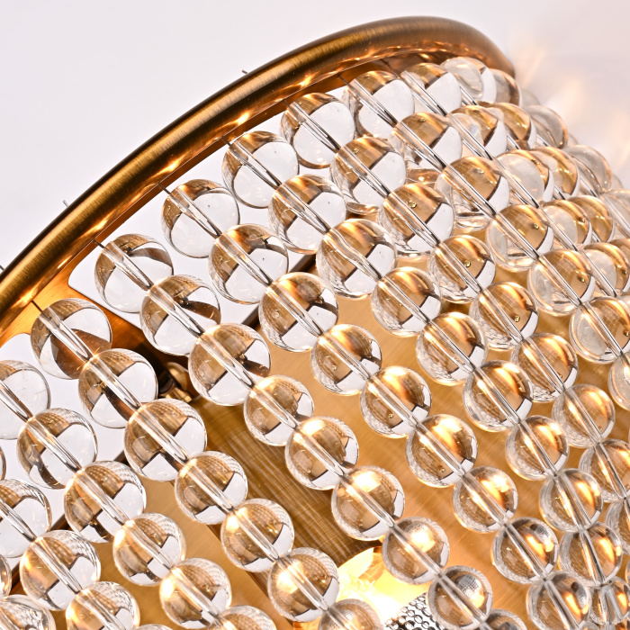 Бра JACQUELINE WHITE SCONCE brass ImperiumLoft