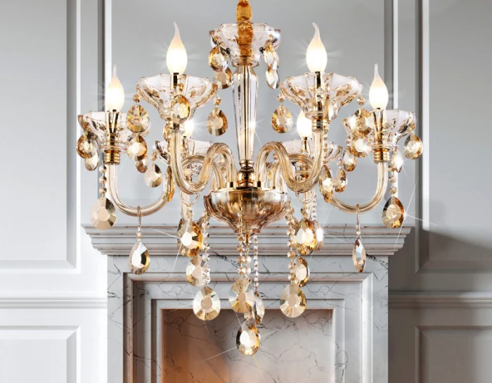 Подвесная классическая люстра с хрусталем TRADITIONAL AMBRELLA LIGHT TR4901