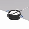 Точечный встраиваемый светильник FLAT DK2090-BK