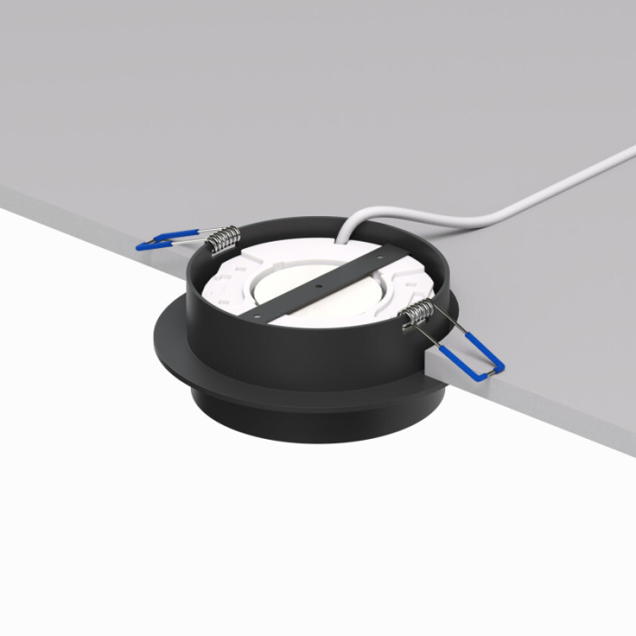 Точечный встраиваемый светильник FLAT DK2090-BK