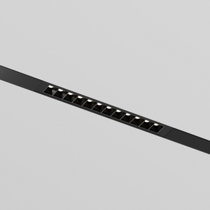 Трековый линейный светильник SIMPLE GRILL DK8201-BK