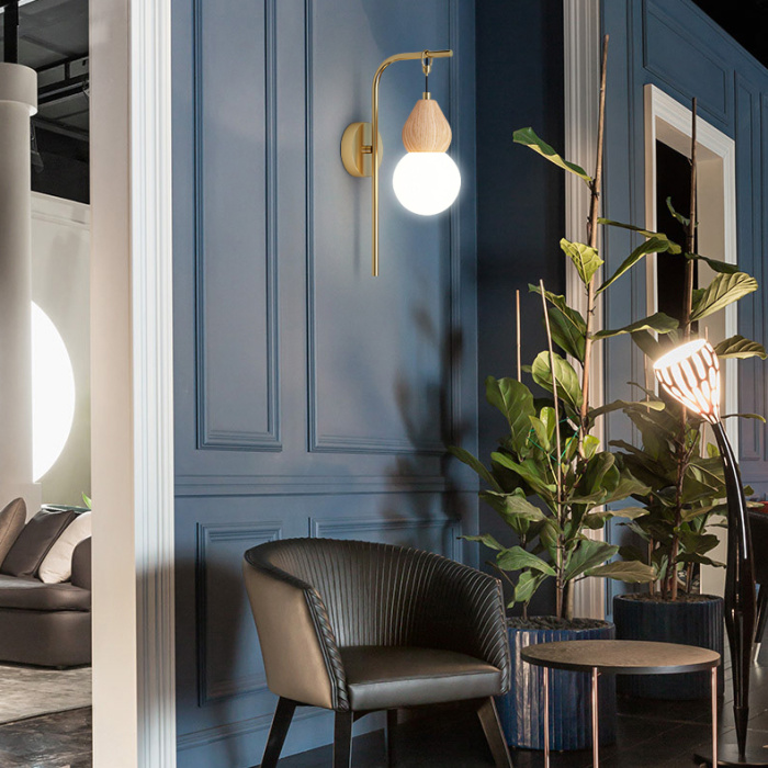 Настенный светильник FABRON WALL Brass ImperiumLoft