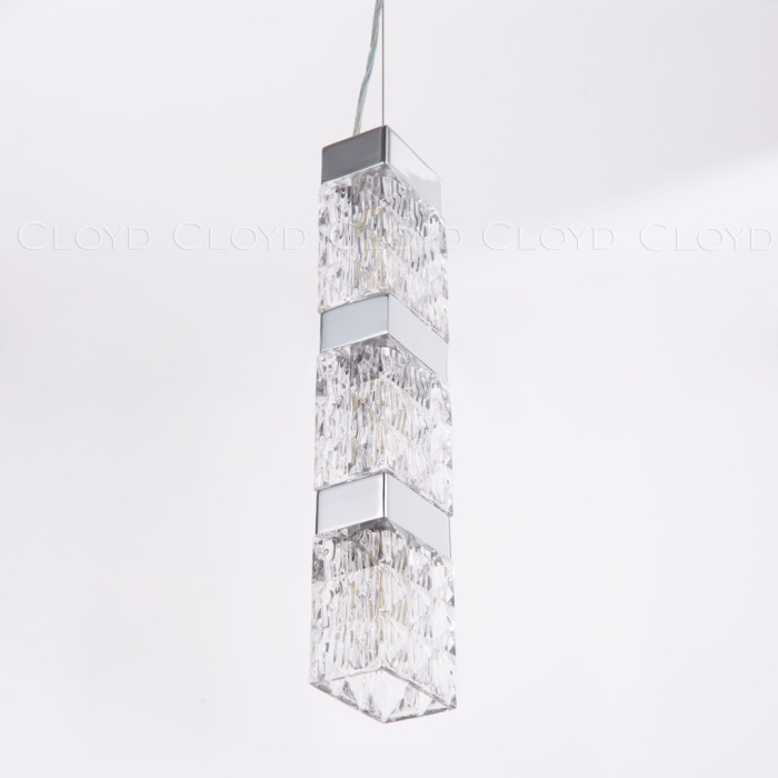 Подвесной светильник Cloyd CORUND-A P3 / выс. 45 см - хром (арт.10713)