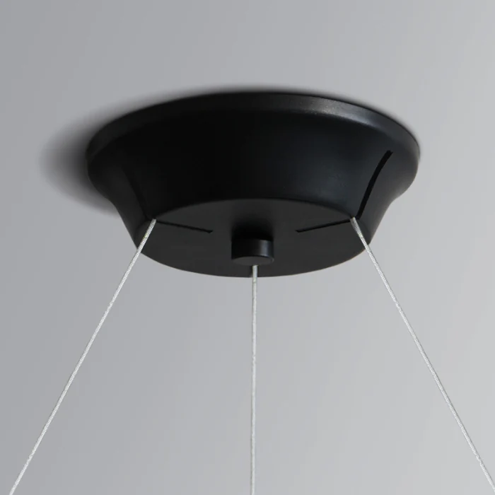 Подвесной кольцевой светильник RANGE 1 D55 Black walnut ImperiumLoft