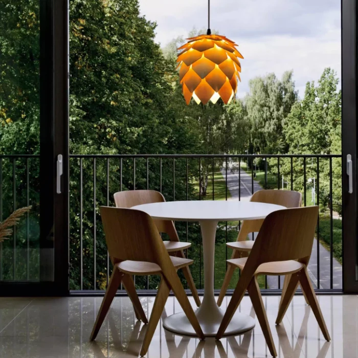 Подвесной светильник Crimea Pine Cone natural wood D20 ImperiumLoft