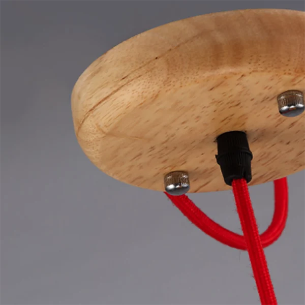 Подвесной светильник Crimea Pine Cone natural wood D20 ImperiumLoft