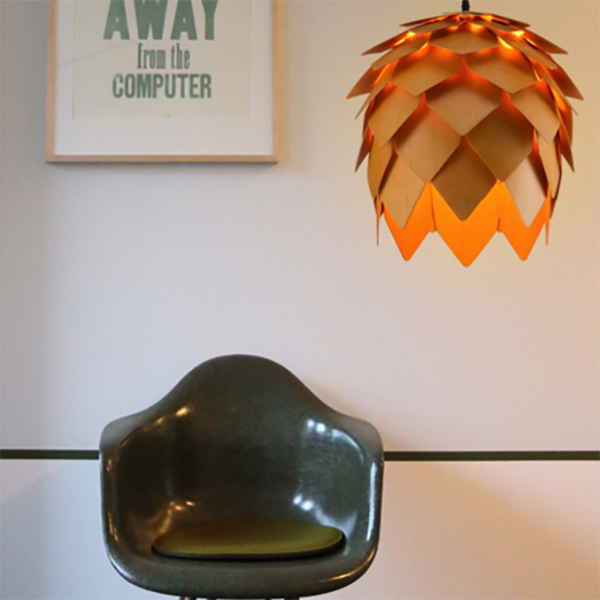 Подвесной светильник Crimea Pine Cone natural wood D20 ImperiumLoft