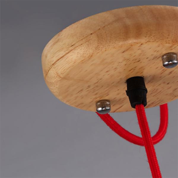 Подвесной светильник Crimea Pine Cone natural wood D20 ImperiumLoft