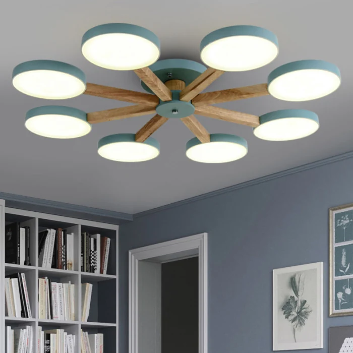 Потолочная люстра TURNA 8 Black ImperiumLoft