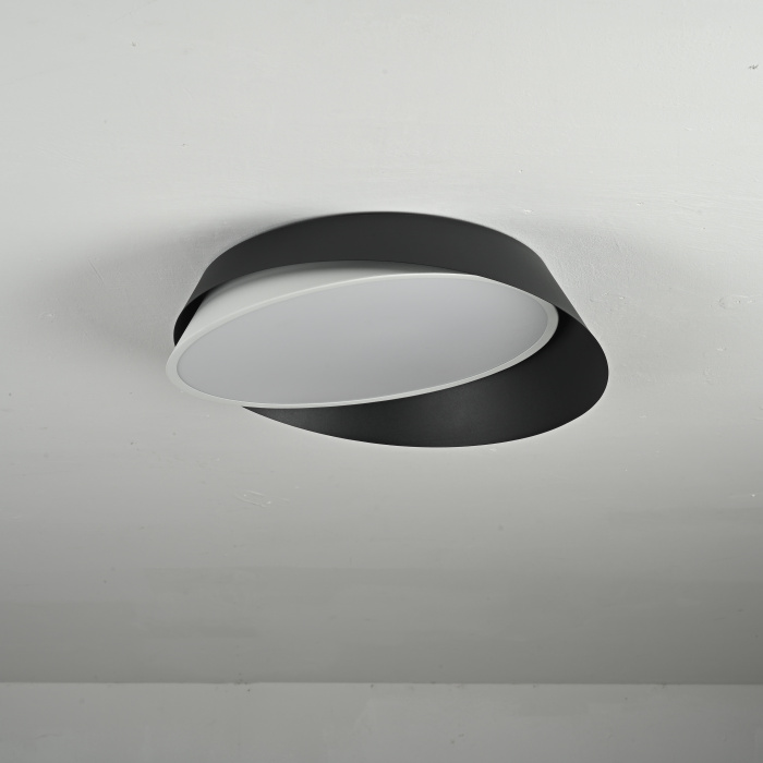 Потолочный светильник SHELL D40 White Black ImperiumLoft