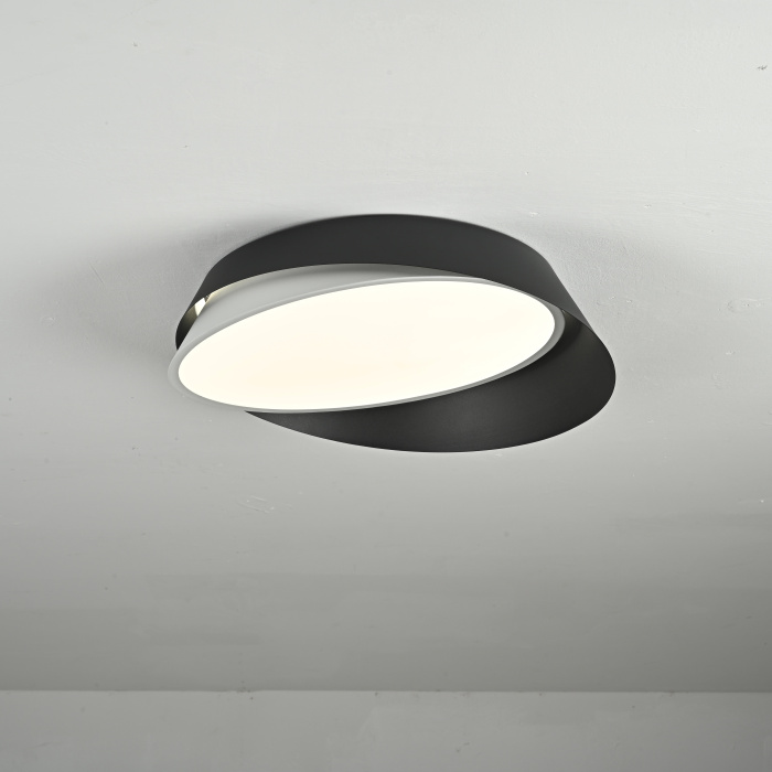 Потолочный светильник SHELL D40 White Black ImperiumLoft